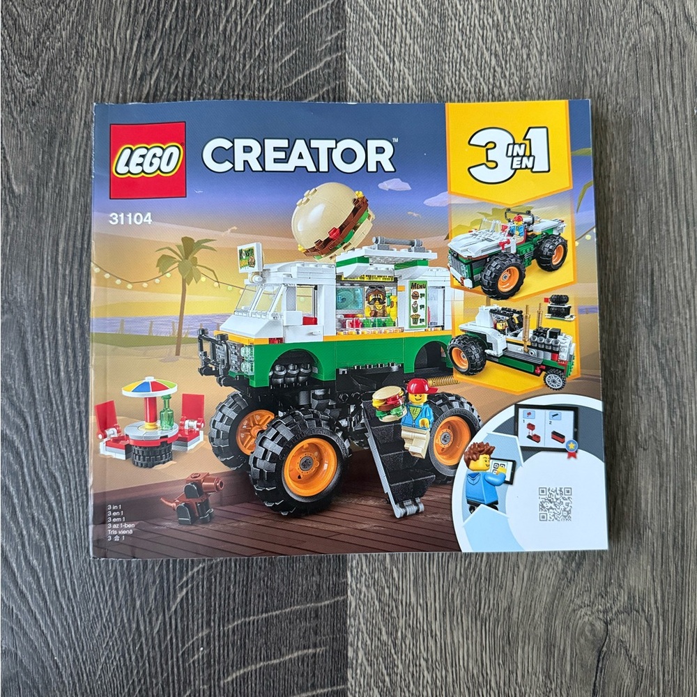 LEGO Creator 3-in-1 Monster Burger Truck 31104